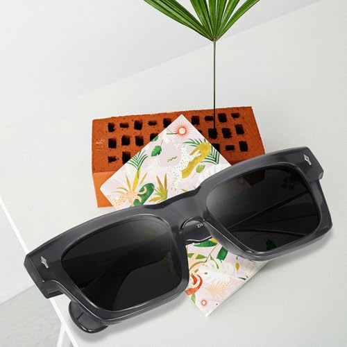 Image of Peter Jones I Zero Power Blue Cut Computer Glasses I Retro Square Shape I Gaming Glasses I UV Protected & Blocks Harmful Rays I Men & Women I Large Square 3804