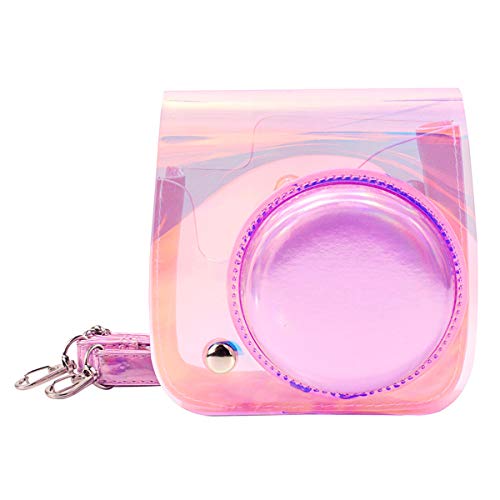 Hurricanes PUPVCیobO [U[}WbNJ[JP[X ߉\ȃV_[Xgbvt Polaroid Fujifilm Instax Mini 9 8 8+ (sN)