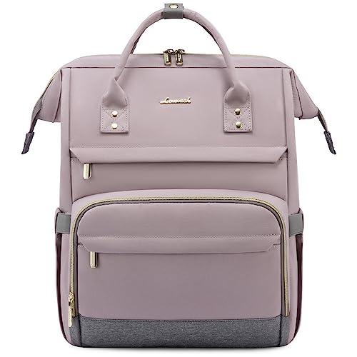 LOVEVOOK Laptop Backpack for Women Computer Backpack Purse 15.6 Inch Travel Work Nurse Teacher Bag Large Capacity Computer Backpack with USB Port