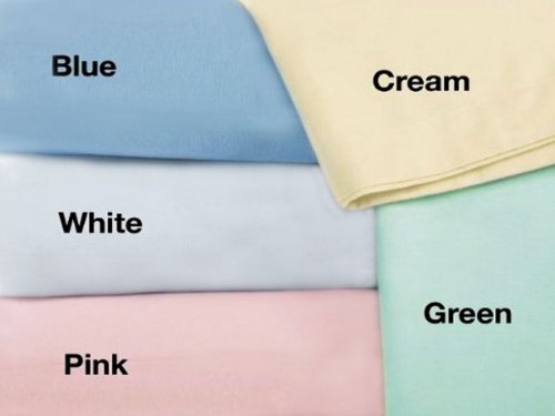 Blanco par de fundas de almohada de franela