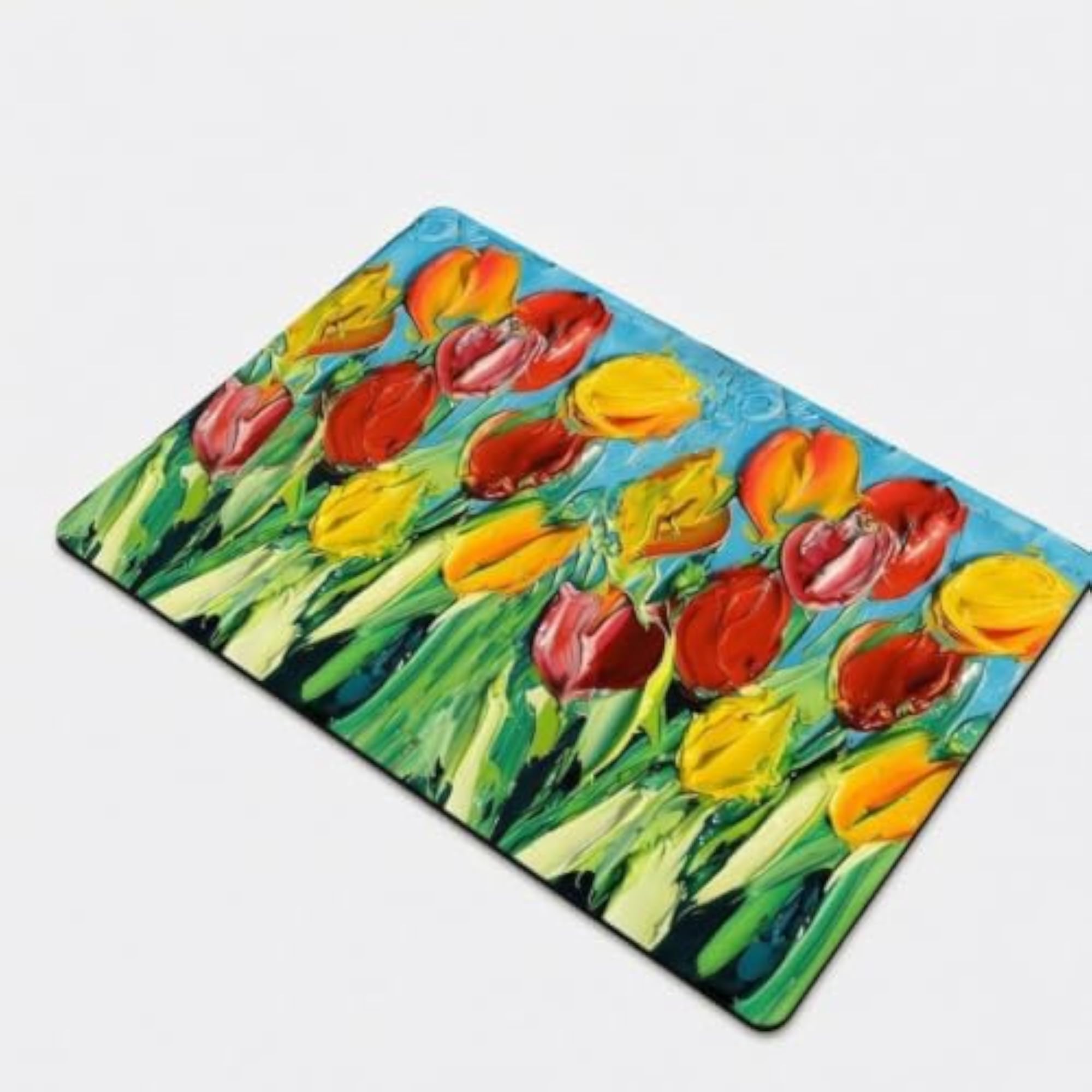 Floral Diatomaceous Earth Dish Drying Mat 30*50cm