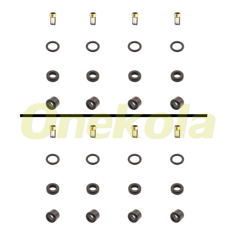 Fuel Injector Service Repair Kit Filters O rings Seals Grommets For 2006-2016 For Toyota Yaris 1.5L I4#23250-21040 23209-21040 - (Color: 20 piece set)