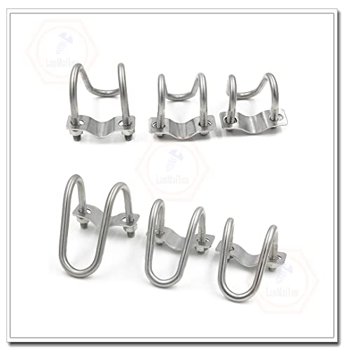 4 Set M6 × 20 mm × 20 mm Bulloni a doppia U in