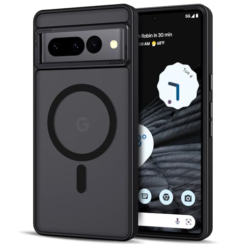 Anuck Case for Google Pixel 7 Pro Case Magnetic Phone Case Compatible with MagSafe, Translucent...