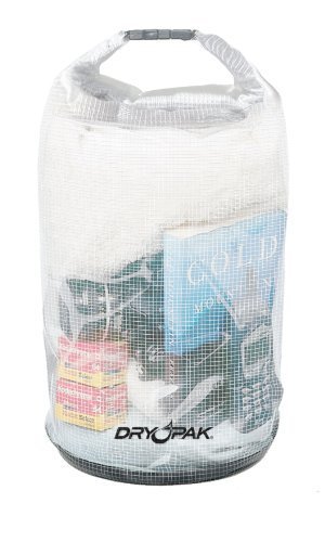 Dry Pak wb-9 Roll Top Dry Gear Bag, Reinforced Clear, 12.5 x 28-inch by Kwik Tek