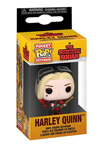 Funko Pop! Keychain: Tundra - Harley Quinn - Keychain 3 - Suicide Squad 2 - Minifigura de Vinilo Coleccionable Llavero Original - Relleno de Calcetines - Idea de Regalo- Mercancia Oficial