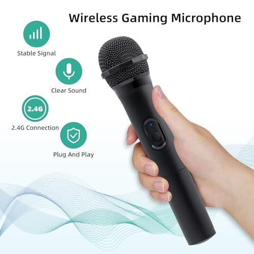 Mcbazel UNI-010273 2 Pack Wireless Usb Gaming Microphone Compatible With Xbox Series X/S thumb #1