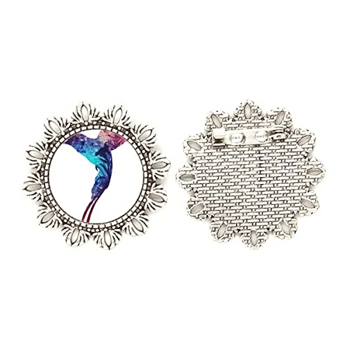 Broche fleur pour amoureux des oiseaux à porter lors de vos balades