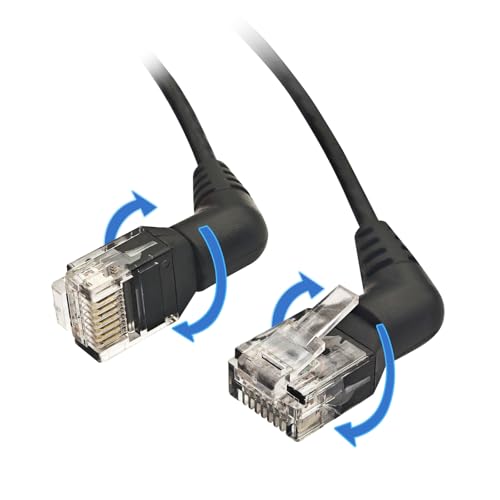 Amazon.co.jp: 10Gtek LANケーブル 360°回転式 CAT6 UTP イーサネット