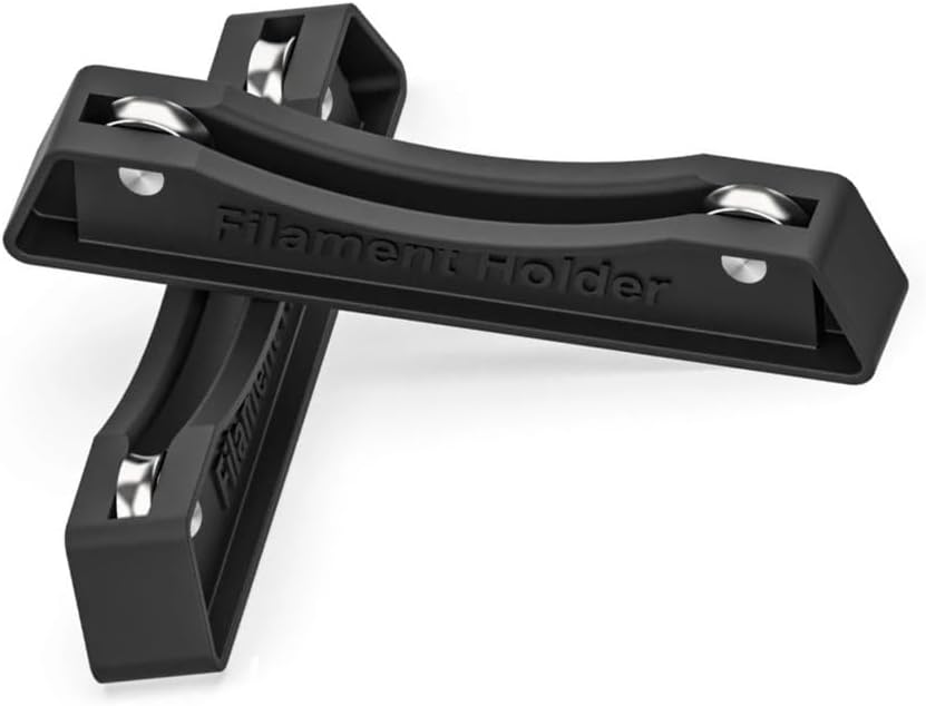 6pcs 3D Printer Filament Spool Holder Consumables Shelves Supplies Fixed Seat Fit for ABS PLA PETG Printing Material Rack Tray Black