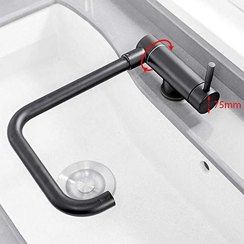 Robinet évier pliable eau chaude froide pour gain de place cuisine