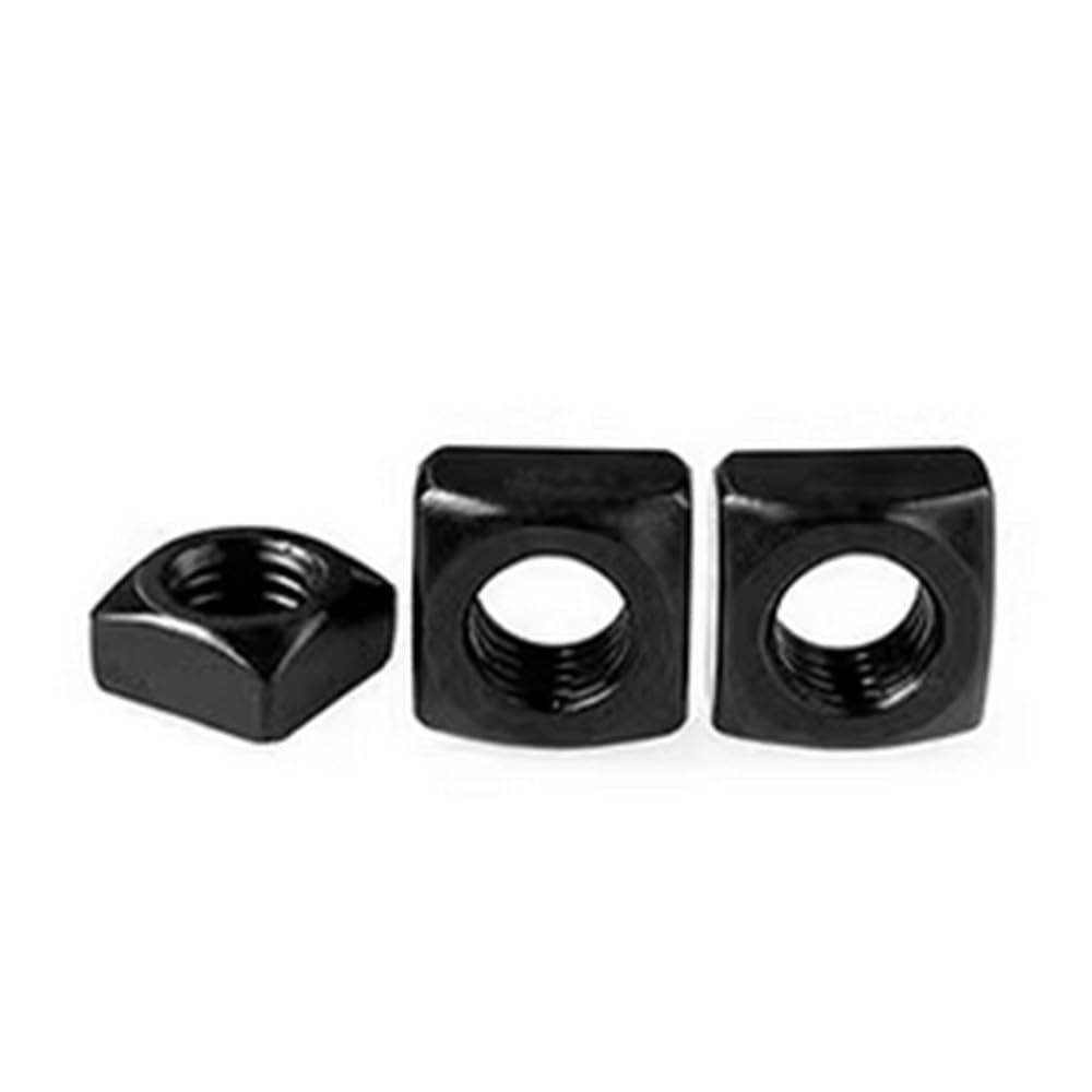 Black 304 Stainless Steel Square Nuts DIN557 M4 M5 M6 M8 M10 M12 (M12,10)