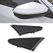 Front Exterior Pillar Corner Trim, Black ABS Material, Left and Right Side Compatible with 2012-2015 Car Models, OEM 75495-TR0-A01