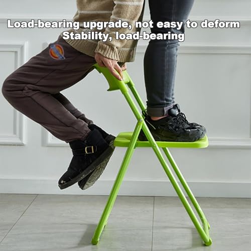 Chaise pliante en plastique robuste pour manquer de place assise
