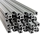 6 Stück je 2m (gesamt 12 Meter!) Aluminium Montageprofil 45x45