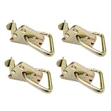 Mega Cargo Control (4 Pack E-Track HD D-Ring Tie-Down Anchors | E-Track Tie-Down System for Cargo Load & E-Track Rail | Enclosed Trailer, Flatbed, Truck, Van, Pickup Truck