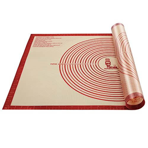 Non-slip Silicone Pastry Mat Extra Large Measurements 36''x 24'' Baking Mat