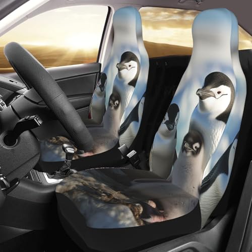 Housses de siège de voiture pingouin universelles pour l'avant de votre SUV