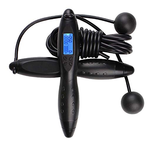 Jump Ropes,Digital LCD Wireless Cordless Jump Jumping Rope Skipping Rope Jump Counter Calorie
