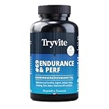 Ausdauer & Vitalität | L-Arginin + L-Citrullin | Shilajit (Mumijo), Maca & Ginseng + Zink | TRYVITE ENDURANCE&PERF 2026 | 60 vegane Kapseln