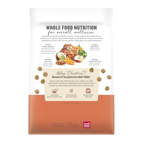 The Honest Kitchen Human Grade Whole Food Clusters Dry Dog Food - Grain Free Beef 5 lb Bag
