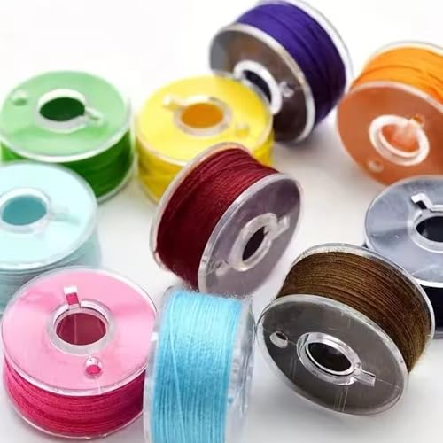 Set 25 hilos en bobinas pre-enrolladas para coser miniatura 4