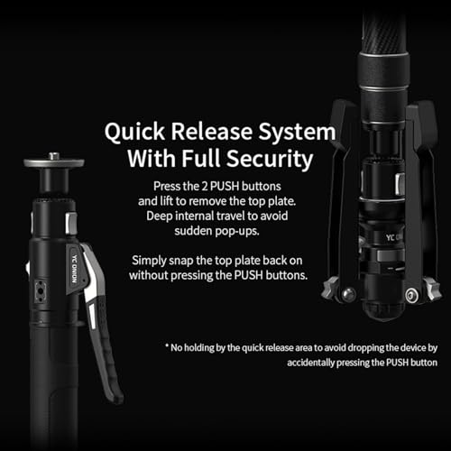 Eachshot EA702765 Yc Onion Pineta Pro Carbon Fiber Monopod thumb #4