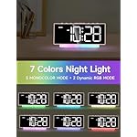 Cute Pink Digital Alarm Clock