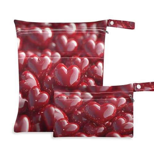 Msyxl 2pcs Wet Dry Bag for Baby Cloth Diapers, Waterproof Reusable Mjayodi3mdmwawvhc21zmgvvsm1y Wet Bag with Two Zippered Pockets Washable Pool Gym Travel Bag for Clothes