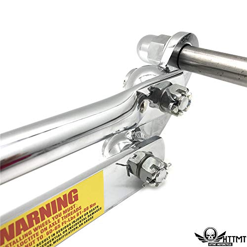 Hongk- Stock Glide Springer Front End W/Handlebar Adapter 2" Riser Compatible With Harley Chopper #TOP1