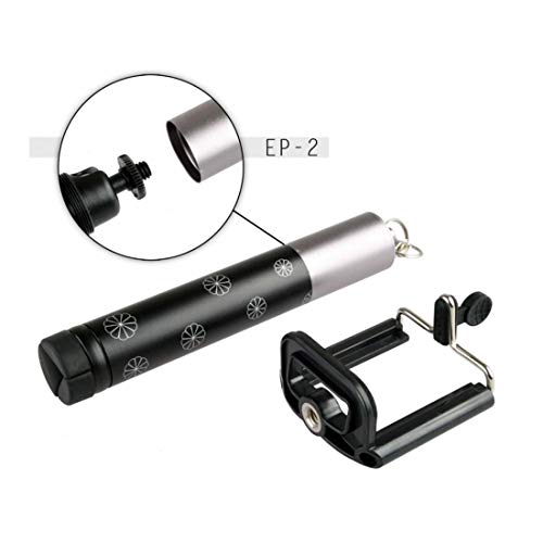 Image of Fotopro EP-2 Aluminum Alloy Retractable Pocket Tripod for Smart Phone & Digital Camera (Silver)