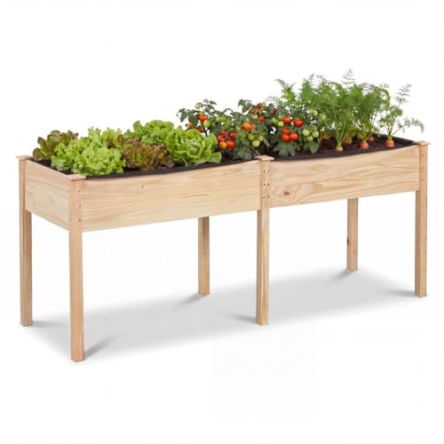 Giantex Raised Garden Bed with Drain Hole