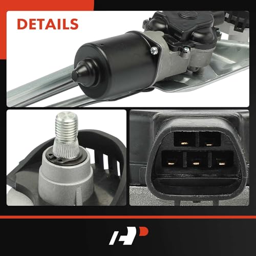 Image of A-Premium Front Windshield Wiper Motor and Linkage Assembly Compatible with Subaru Vehicles - Impreza 2004 2005 2006 2007 - Replace# 86511FE030, 86521FE090