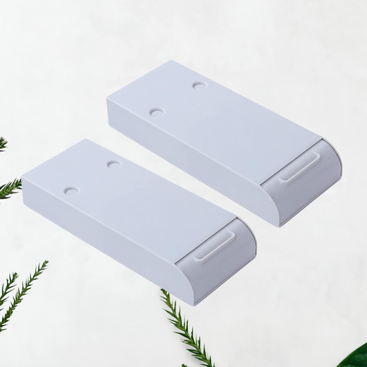 ABS Hidden under Desk Storage Box 2Pcs for Students and School image 5
