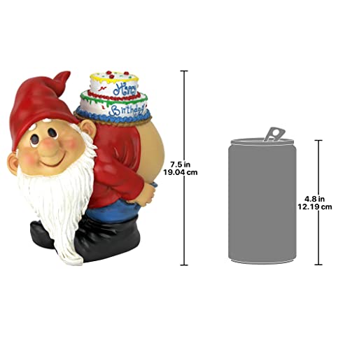 Birthday Decorations - Garden Gnome Statue - Loonie Moonie Happy Birthday Gnome Statue - Naughty Gnomes - Mooning Gnomes Statues #TOP6