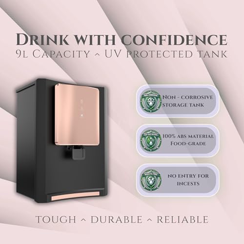 Image of aquaultra Plus 8 Stage RO+UV Water Purifier Filter for Home | TDS Meter & Mega Pre-Filter | 65% High Water Saver | Copper Rich Water | 9L Storage | 20x Impurity Removal vs Local Purifiers