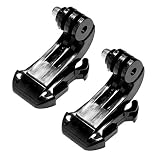 MaximalPower CA GP J-Hook Vertical Surface J-Hook Buckle Mount for GoPro HD Hero 2,3, 3+,4, 5, 2 Pac