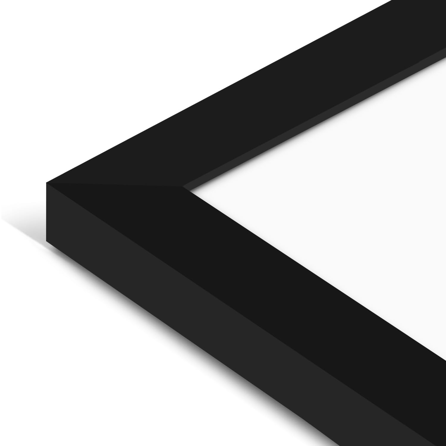 Americanflat 12-teiliges 10x15 cm Bilderrahmen Set in Schwarz - Galeriewandrahmen Set mit Bruchsicheres Glas - Fotorahmen mit Horizontalen und Vertikalen Formaten für Wand und Tischplatte