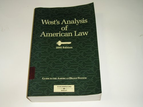 West's Analysis Of American Law 2005 Revised Ed... B000BOEXXA Book Cover