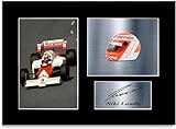 Niki Lauda 3 Mal Weltmeisterposter signiertes Foto, 