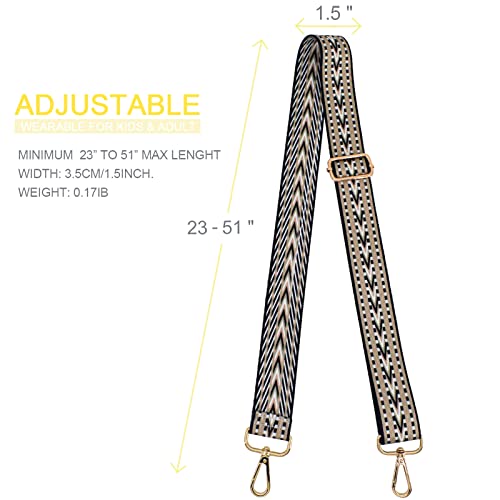 Image of Replacement Purse Strap Shoulder Strap Adjustable Crossbody Strap for Women Crossbody Wide Shoulder Bag