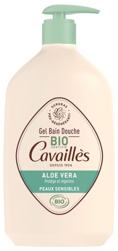 Organic Aloe Vera Bath and Shower Gel for Sensitive Skin 1L