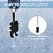 6pcs Ice Anchor Drill Adapter Kit, Including 4 Ice Anchors 1 Drill Adapter 1 Reducing Sleeve Ice Fishing Equipment Accessories Auger Ice Anchor Stake Tool for Setting Up Ice Fishing Tent Shanty
