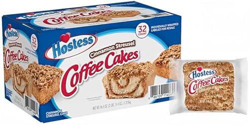 BUY THE CRAVE Hostess Cinnamon Streusel Coffee Cake (1.44 oz, 32 pk.)