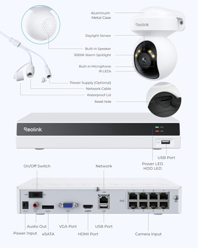 Outdoor Security Camera System with NVR