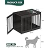 Furniture-Style-Dog-Crate-Wooden-Dog-Crate-End-Table-Double-Doors-Dog-Kennels-Indoor-Modern-Decorative-Dog-Crates-Furniture-Dog-Cage-Side-Table-Chew-Proof-Easy-to-Assemble- Modern Decorative Dog Crates