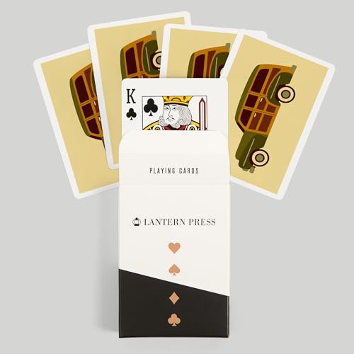 Lantern Press Naipes Poker Geométricos 52 Cartas miniatura 6