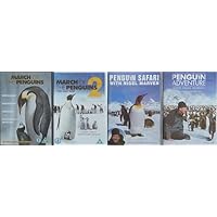 PENGUINS COMPLETE 1-4 COLLECTION 1. MARCH OF THE PENGUINS / 2. PART 2 - THE NEXT STEP / 3. PENGUIN SAFARI WITH NIGEL MARVEN / 4. PENGUIN ADVENTURE = ULTIMATE 4x DVD SET
