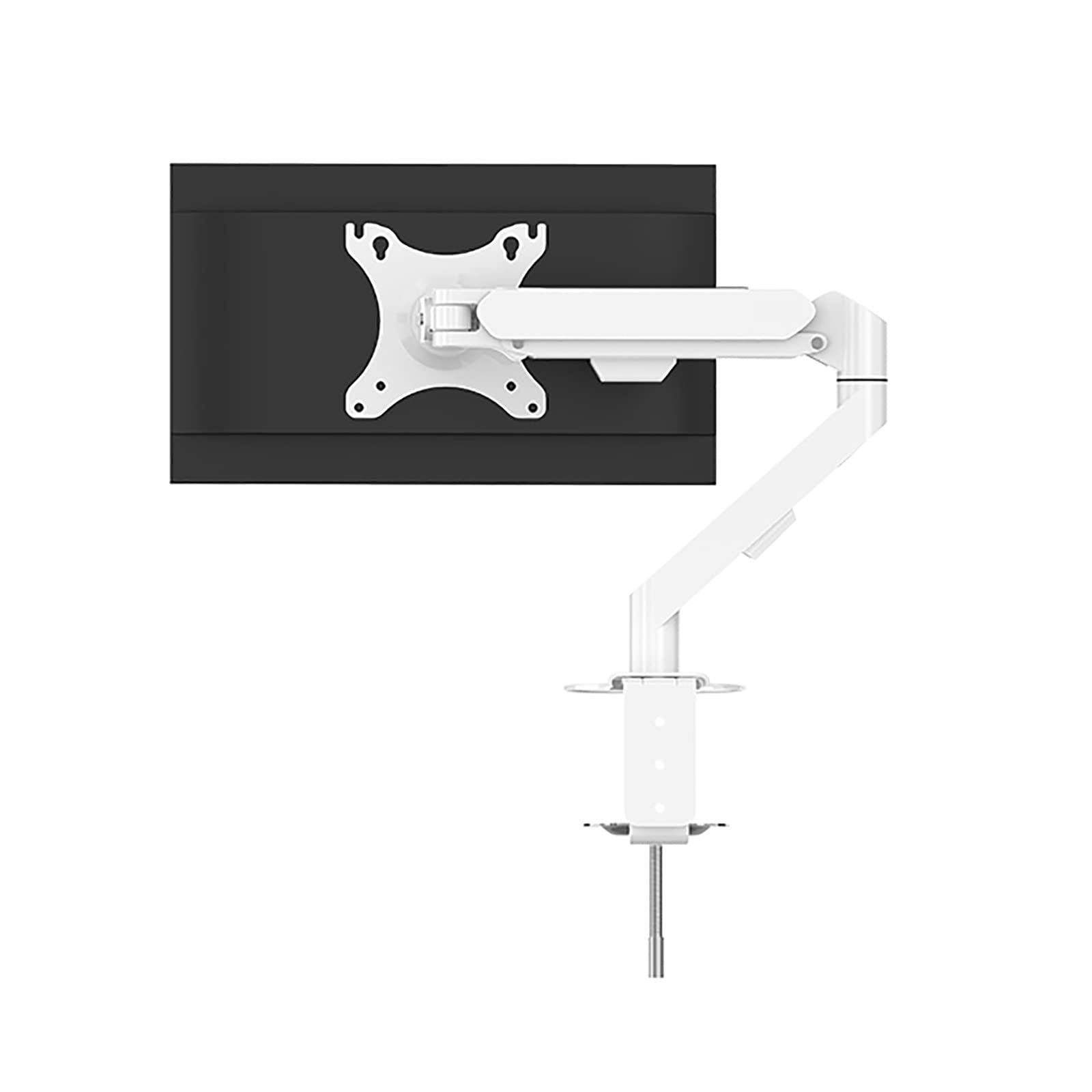 asdchZen Monitor Mount Stand,Free-Standing Desk Monitor Bracket For 10-32 Inch Screen With Height Adjustable,Hold Up To 19.8Lbs/9Kg