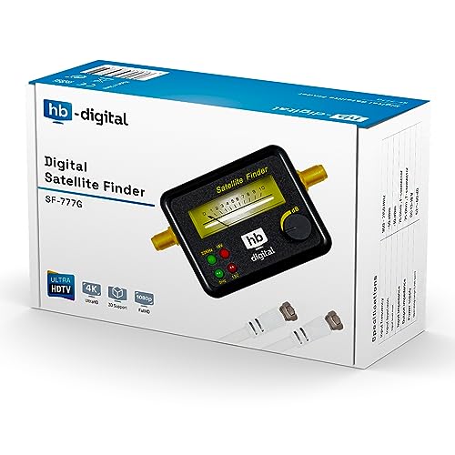 Sat-Finder HB Digital mit 4 LED und analoger Anzeige